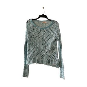 Hollister sweater aqua color